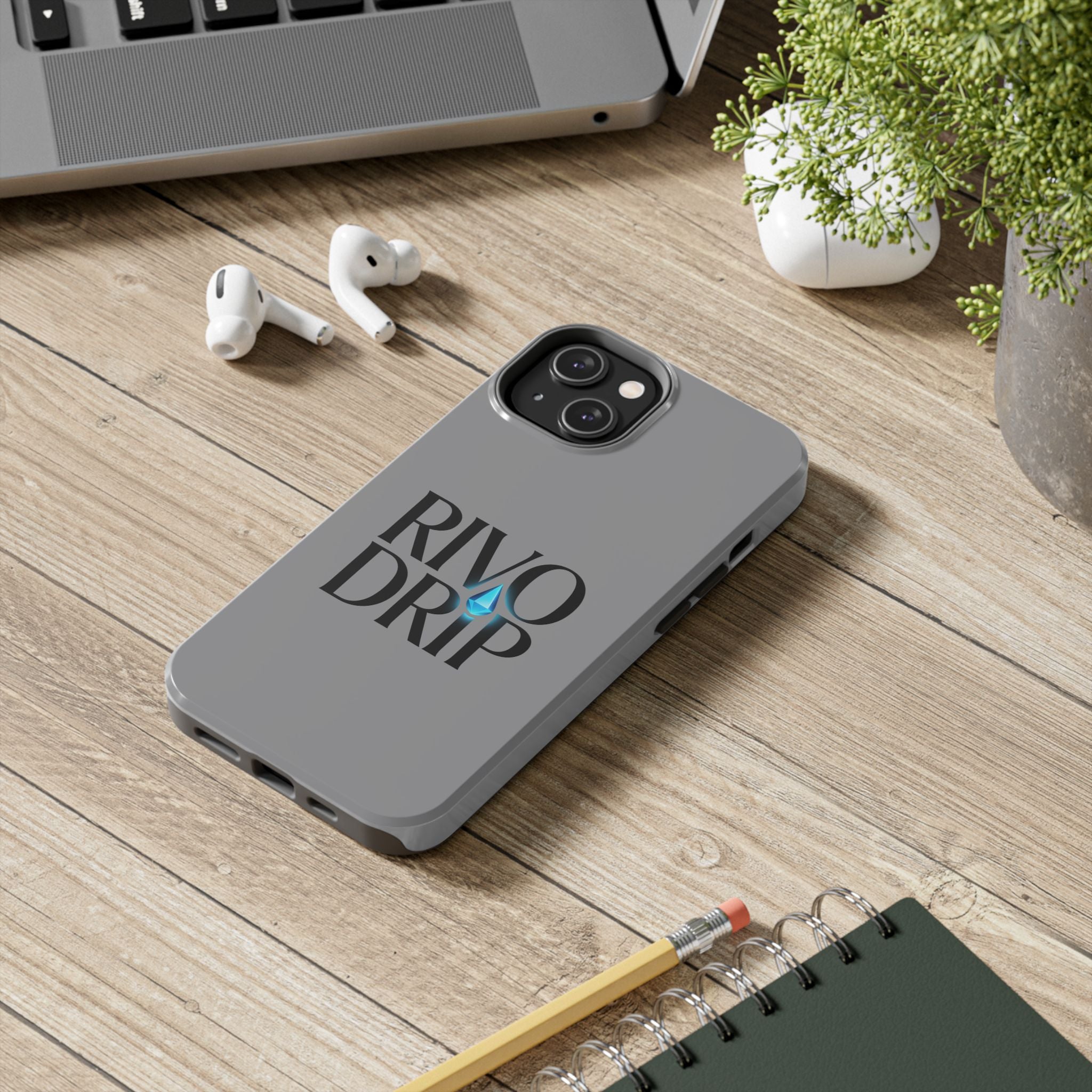 Tough Phone Case — Rivo Drip Logo Protective iPhone Case