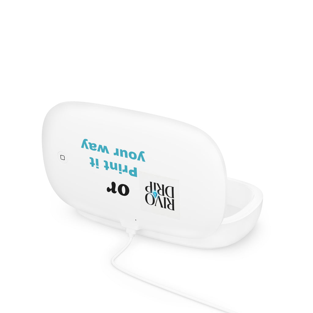 UV Phone Sanitizer & Wireless Charging Pad — Customizable 'Print It Your Way'