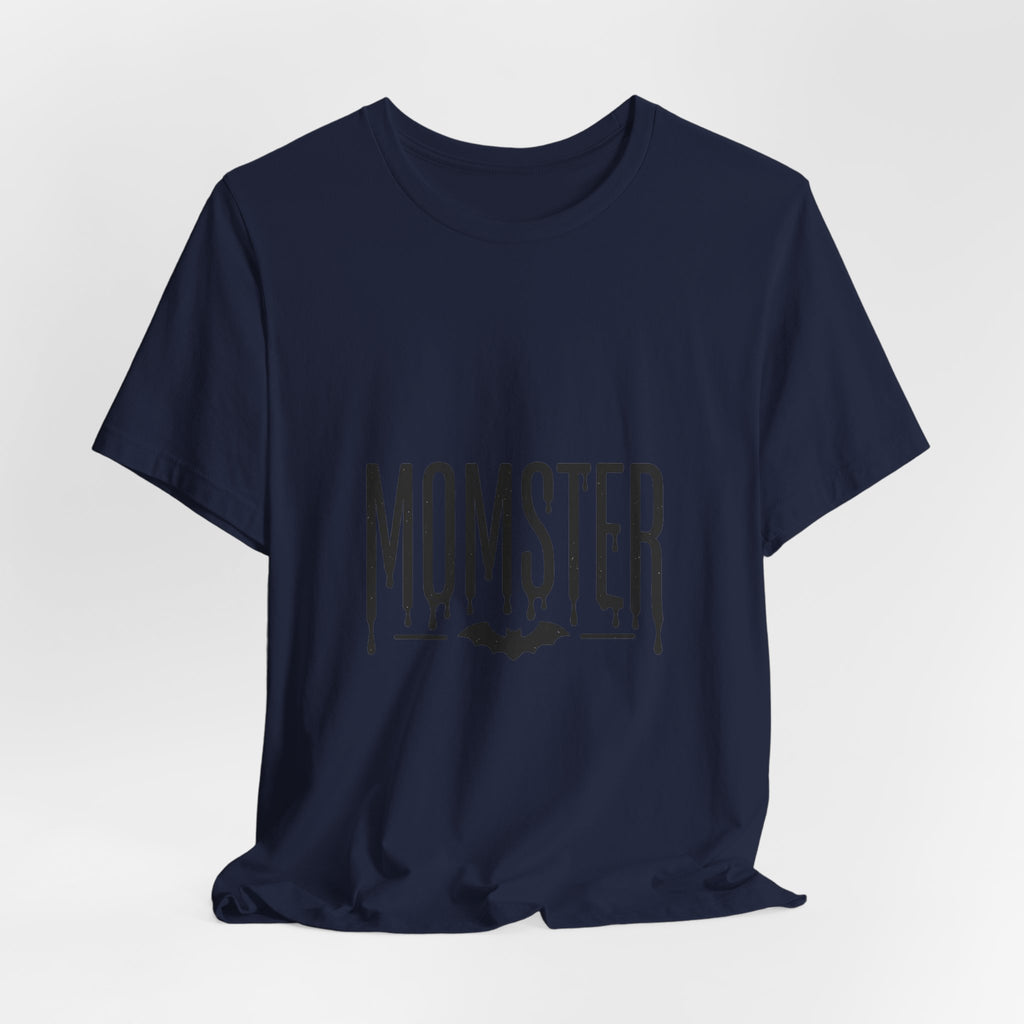 Momster vampire lettering Tee | Halloween mom shirt, bat graphic