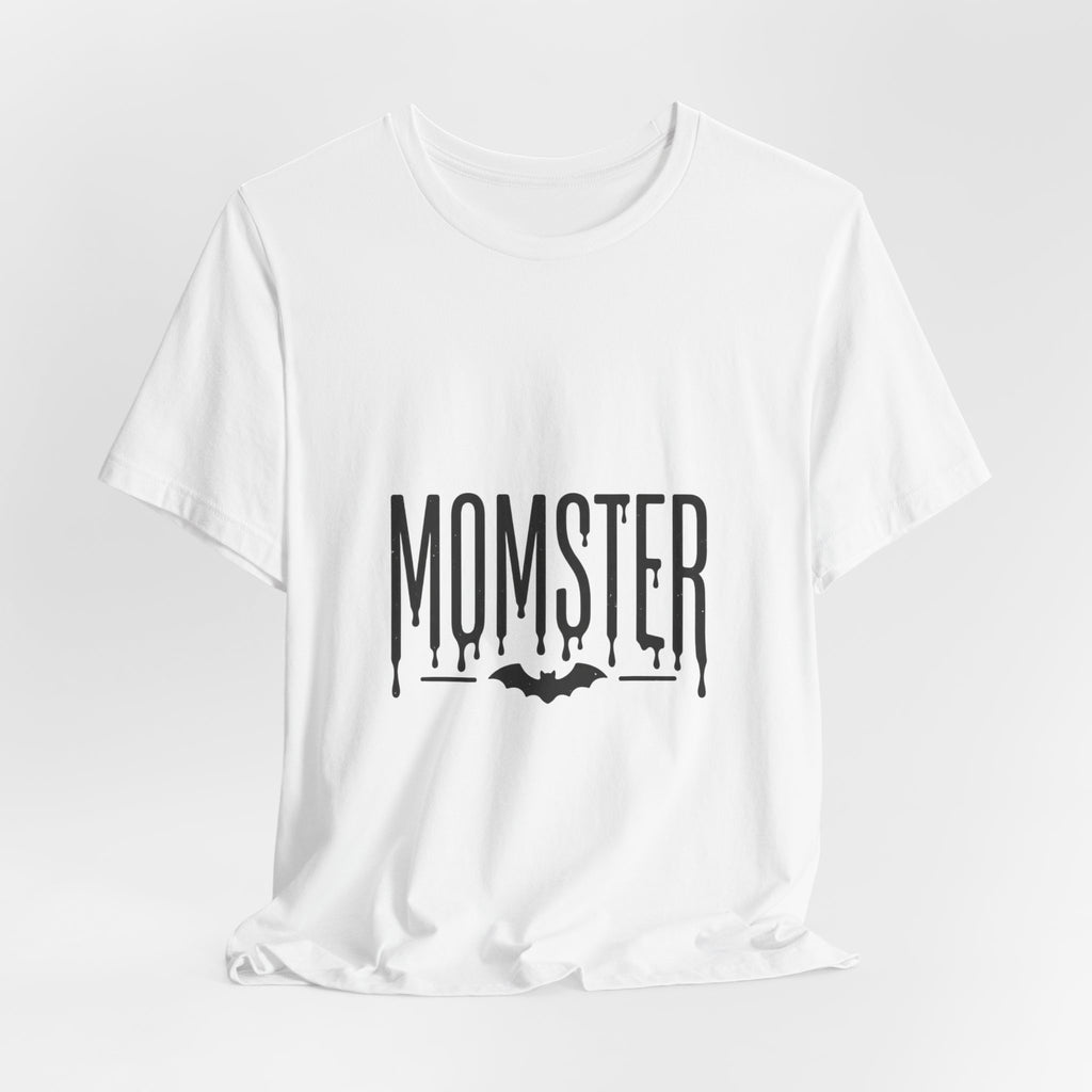 Momster vampire lettering Tee | Halloween mom shirt, bat graphic