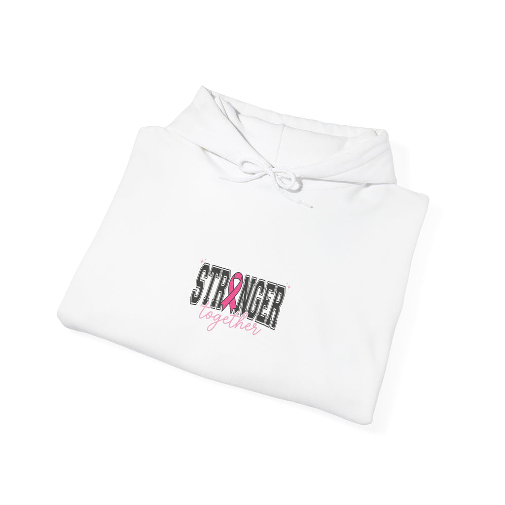 Stronger Ribbon Hoodie | Breast Cancer Awareness, Pink Support