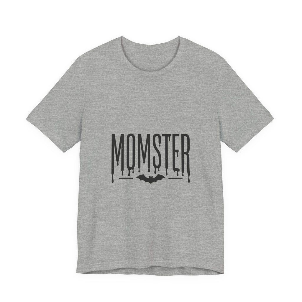 Momster vampire lettering Tee | Halloween mom shirt, bat graphic