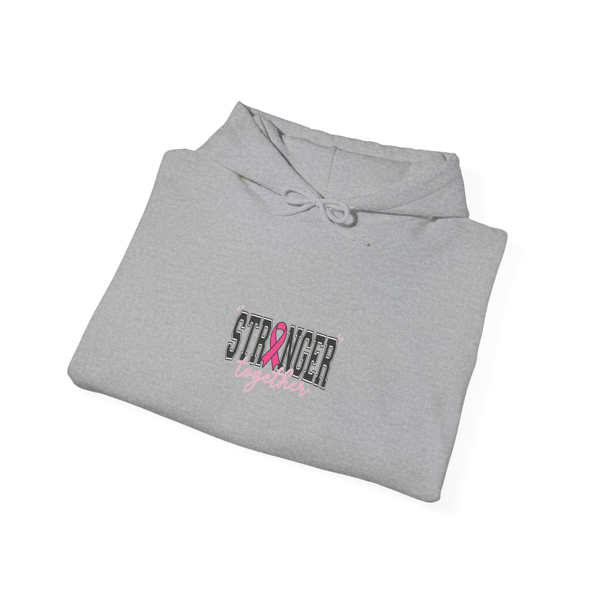 Stronger Ribbon Hoodie | Breast Cancer Awareness, Pink Support