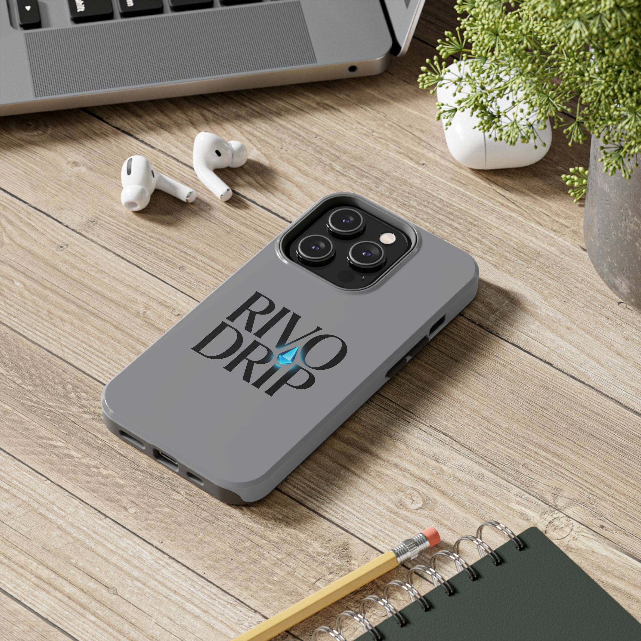 Tough Phone Case — Rivo Drip Logo Protective iPhone Case