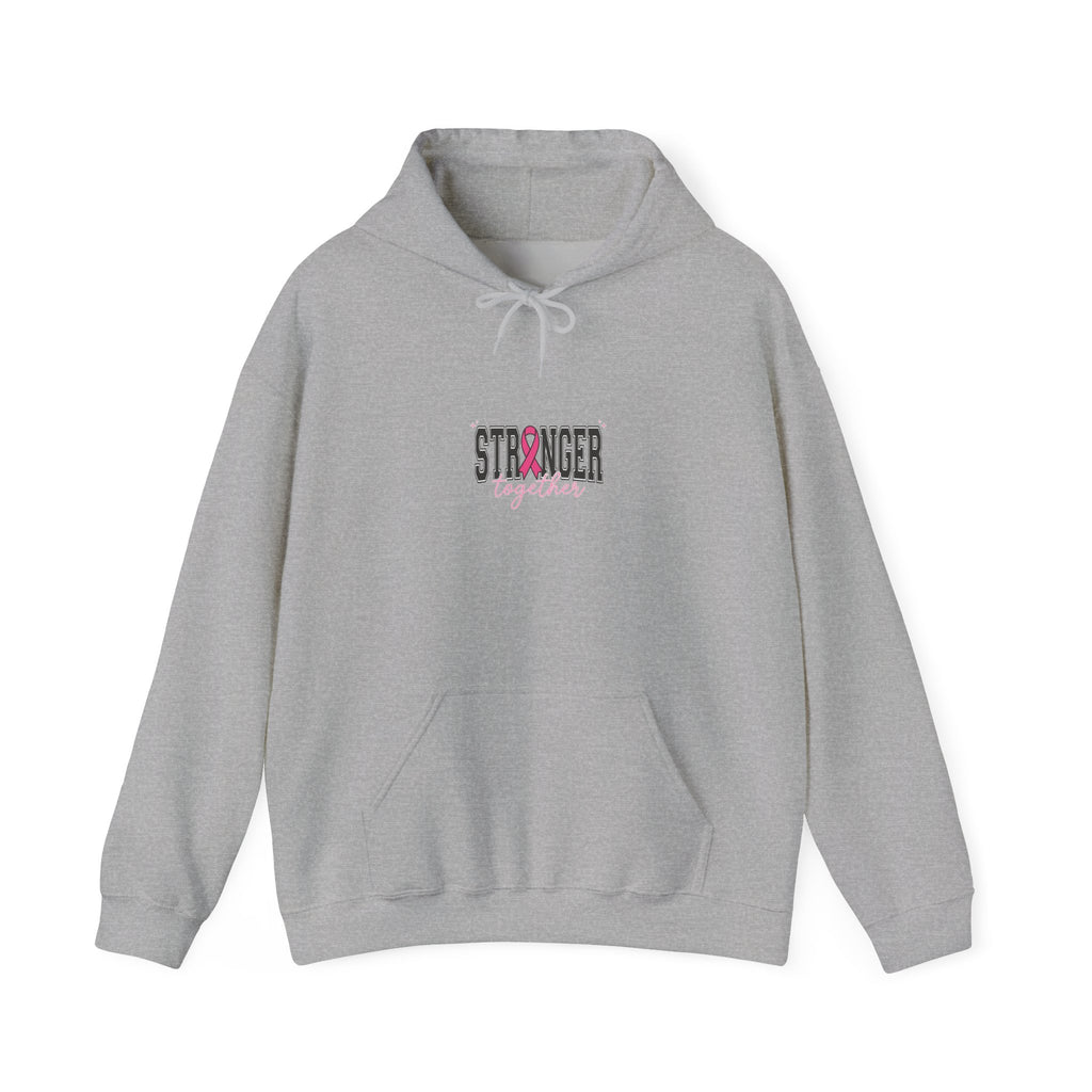 Stronger Ribbon Hoodie | Breast Cancer Awareness, Pink Support