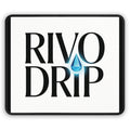 Rivo Drip Gaming Mouse Pad — Water Drop Logo Desk Mat