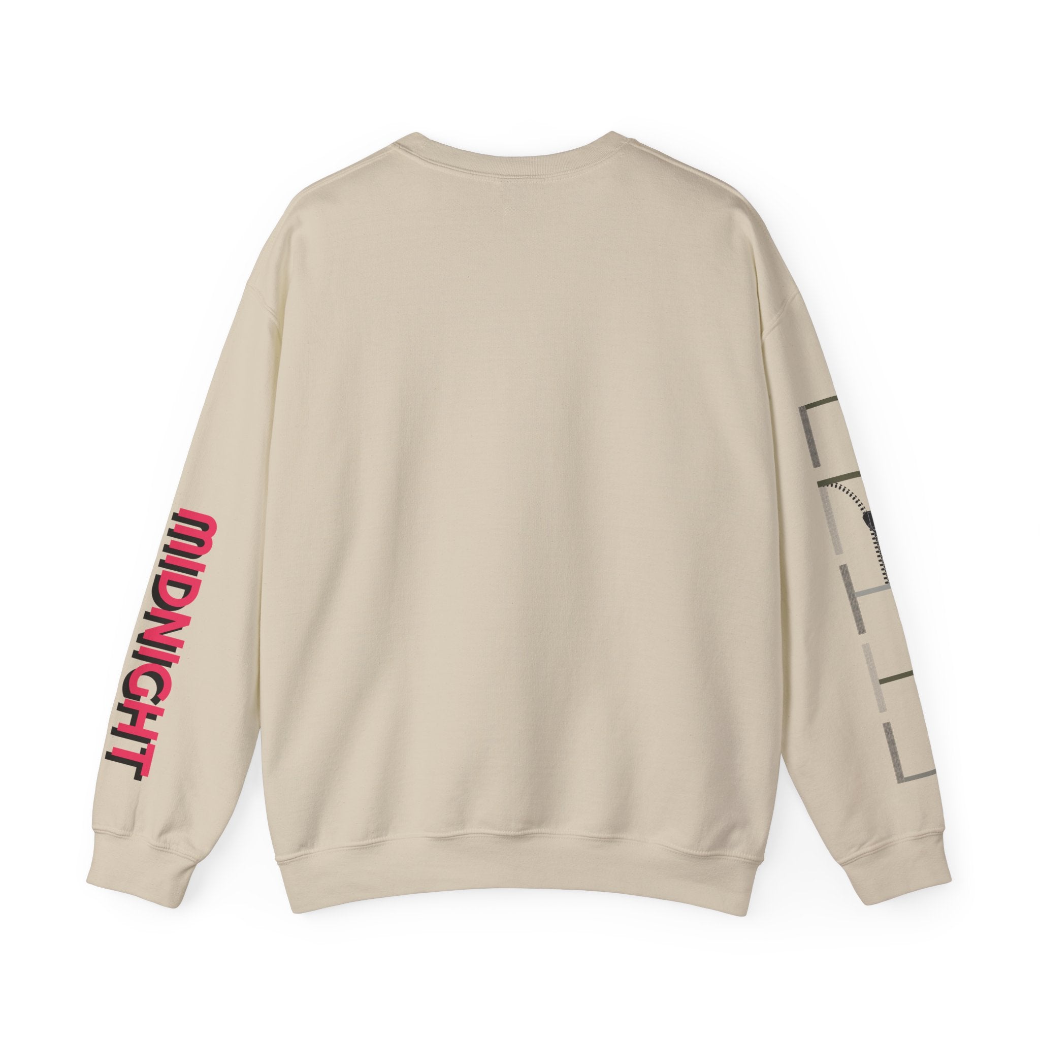City Nights Crewneck Sweatshirt — 'Run / Midnight' Urban Skyline Graphic