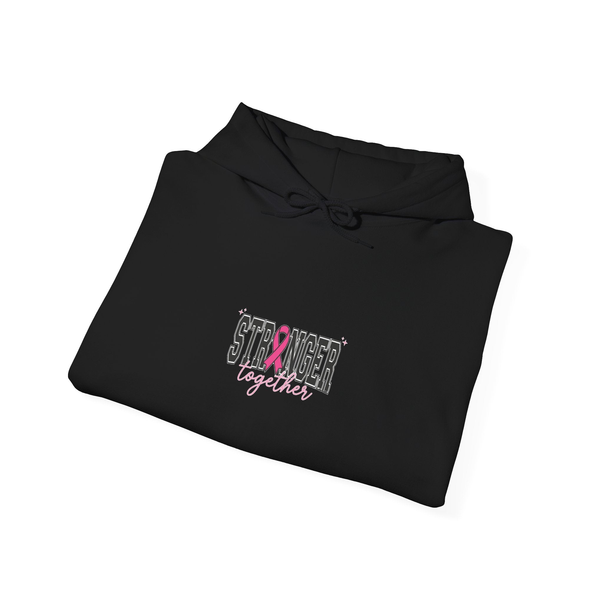 Stronger Ribbon Hoodie | Breast Cancer Awareness, Pink Support
