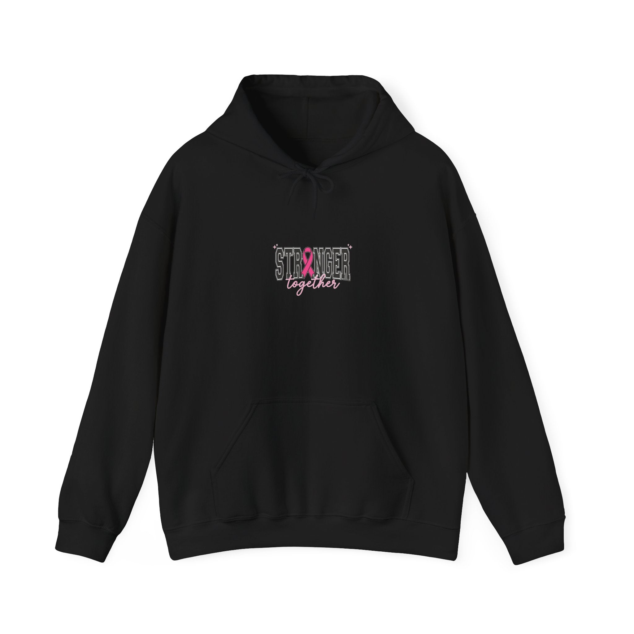 Stronger Ribbon Hoodie | Breast Cancer Awareness, Pink Support
