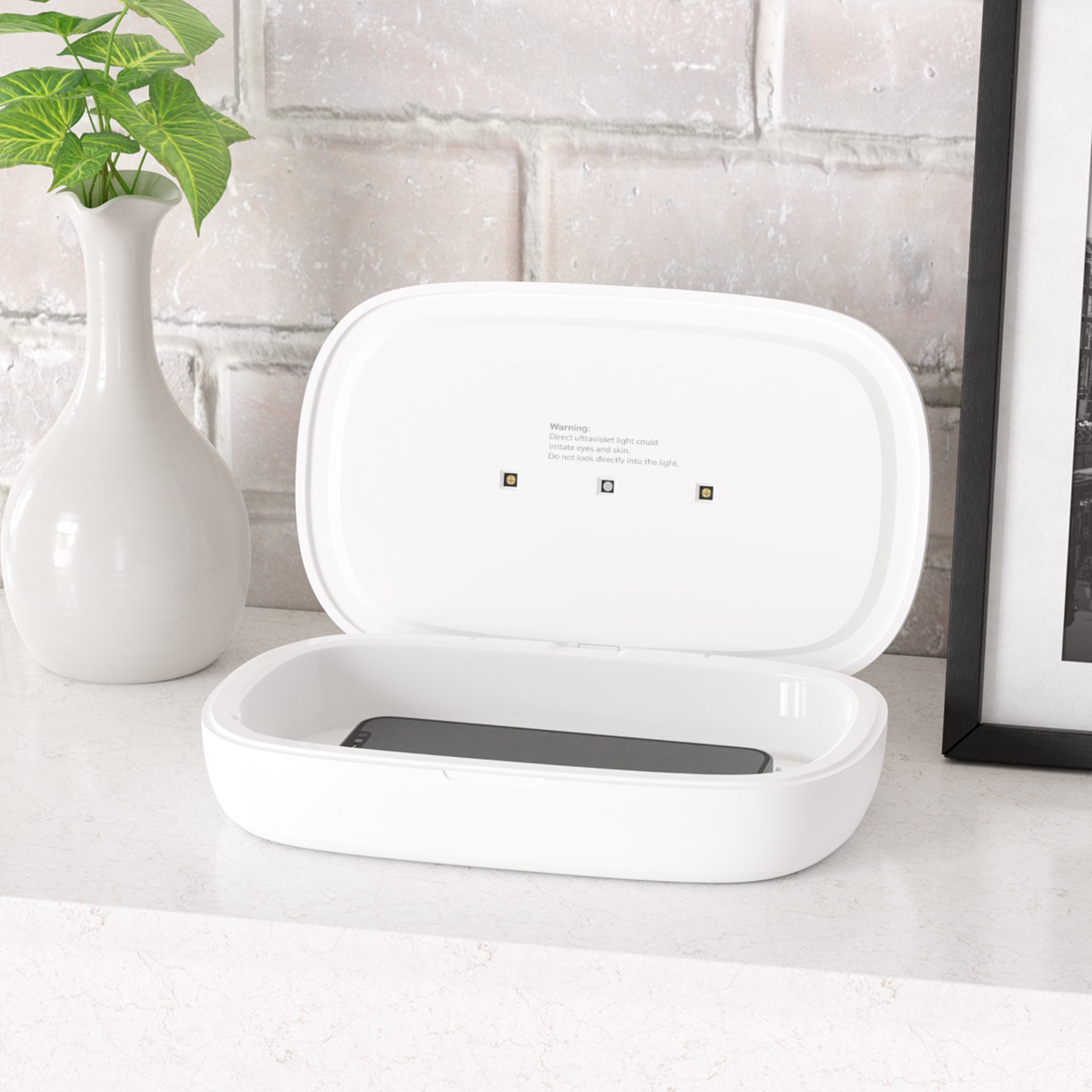 UV Phone Sanitizer & Wireless Charging Pad — Customizable 'Print It Your Way'