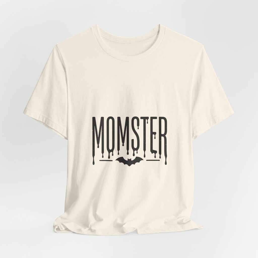 Momster vampire lettering Tee | Halloween mom shirt, bat graphic