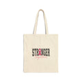 Stronger Together ribbon Tote | Breast Cancer Awareness, Pink Support