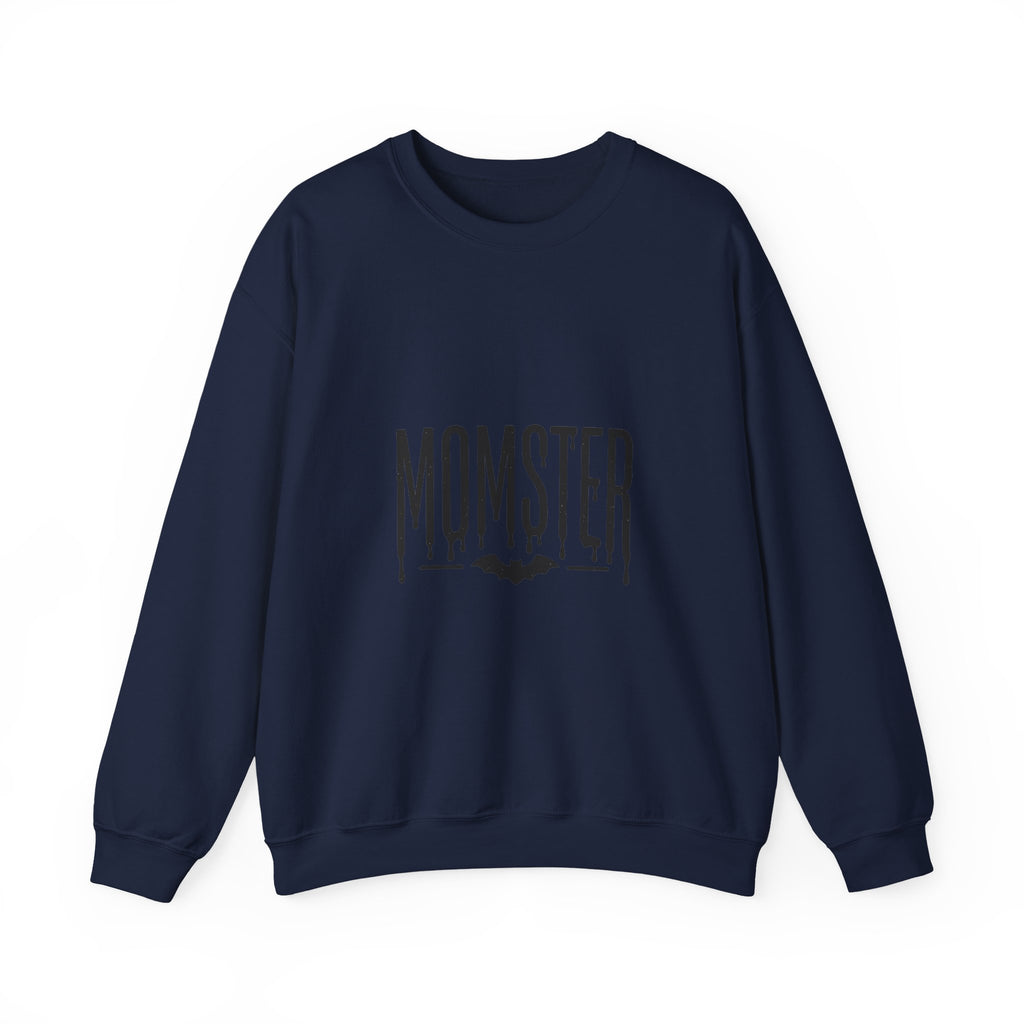 Momster vampire bat sweatshirt | Halloween mom graphic, spooky lettering