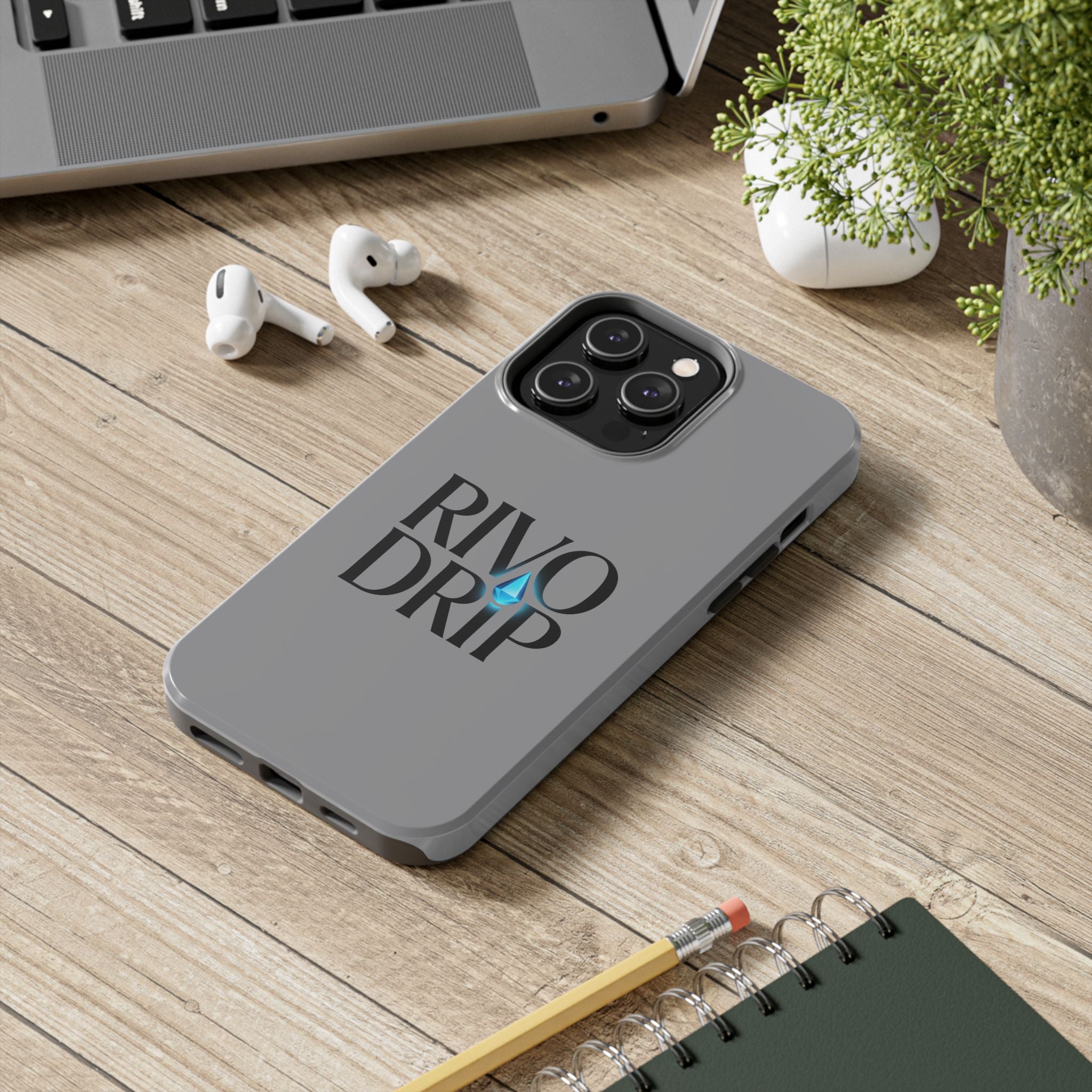 Tough Phone Case — Rivo Drip Logo Protective iPhone Case