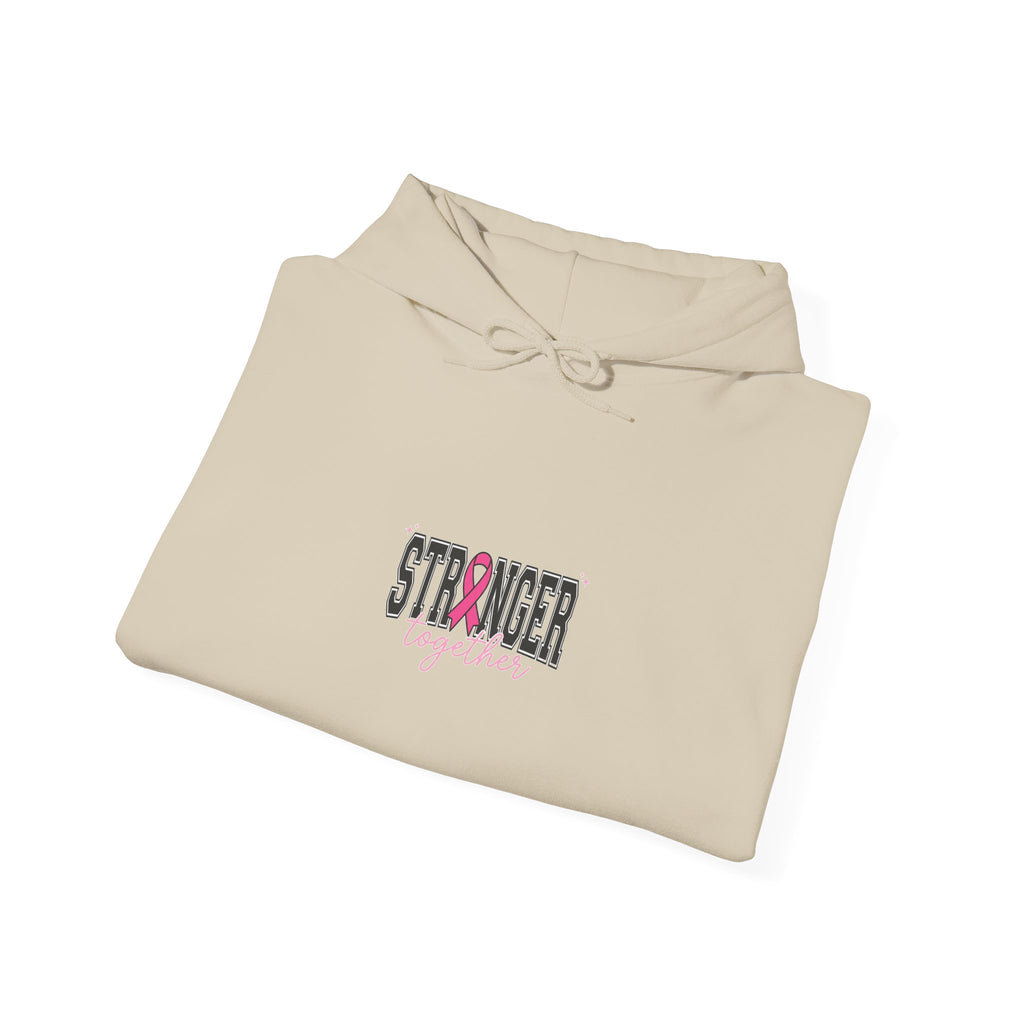Stronger Ribbon Hoodie | Breast Cancer Awareness, Pink Support