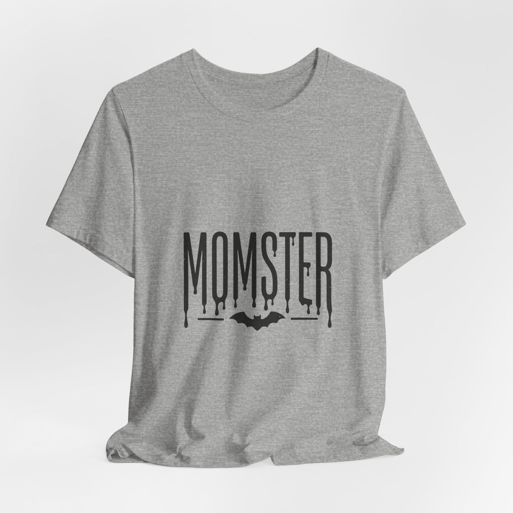 Momster vampire lettering Tee | Halloween mom shirt, bat graphic