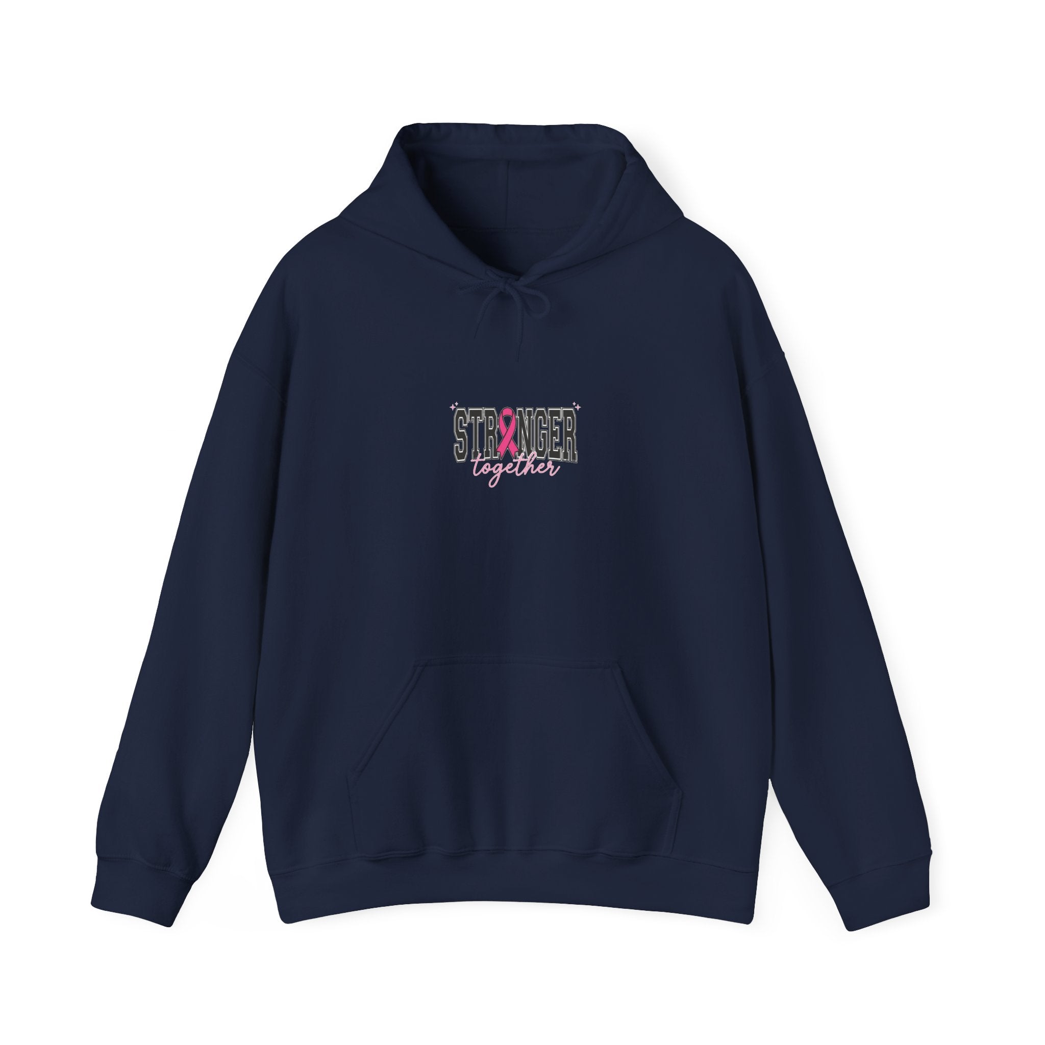 Stronger Ribbon Hoodie | Breast Cancer Awareness, Pink Support