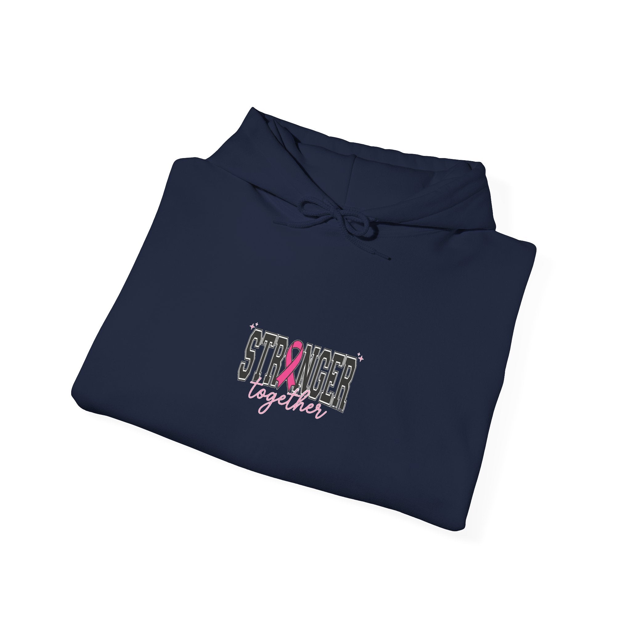 Stronger Ribbon Hoodie | Breast Cancer Awareness, Pink Support