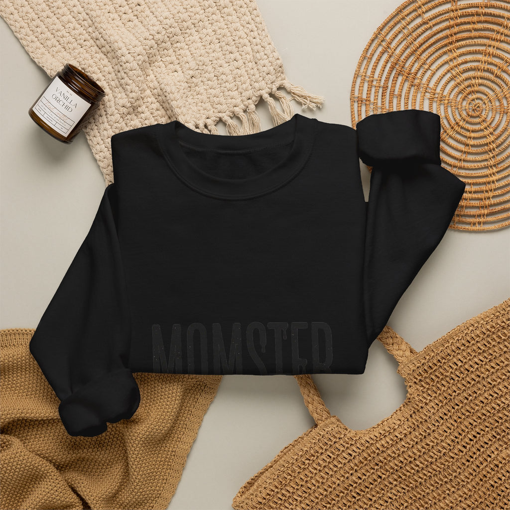 Momster vampire bat sweatshirt | Halloween mom graphic, spooky lettering