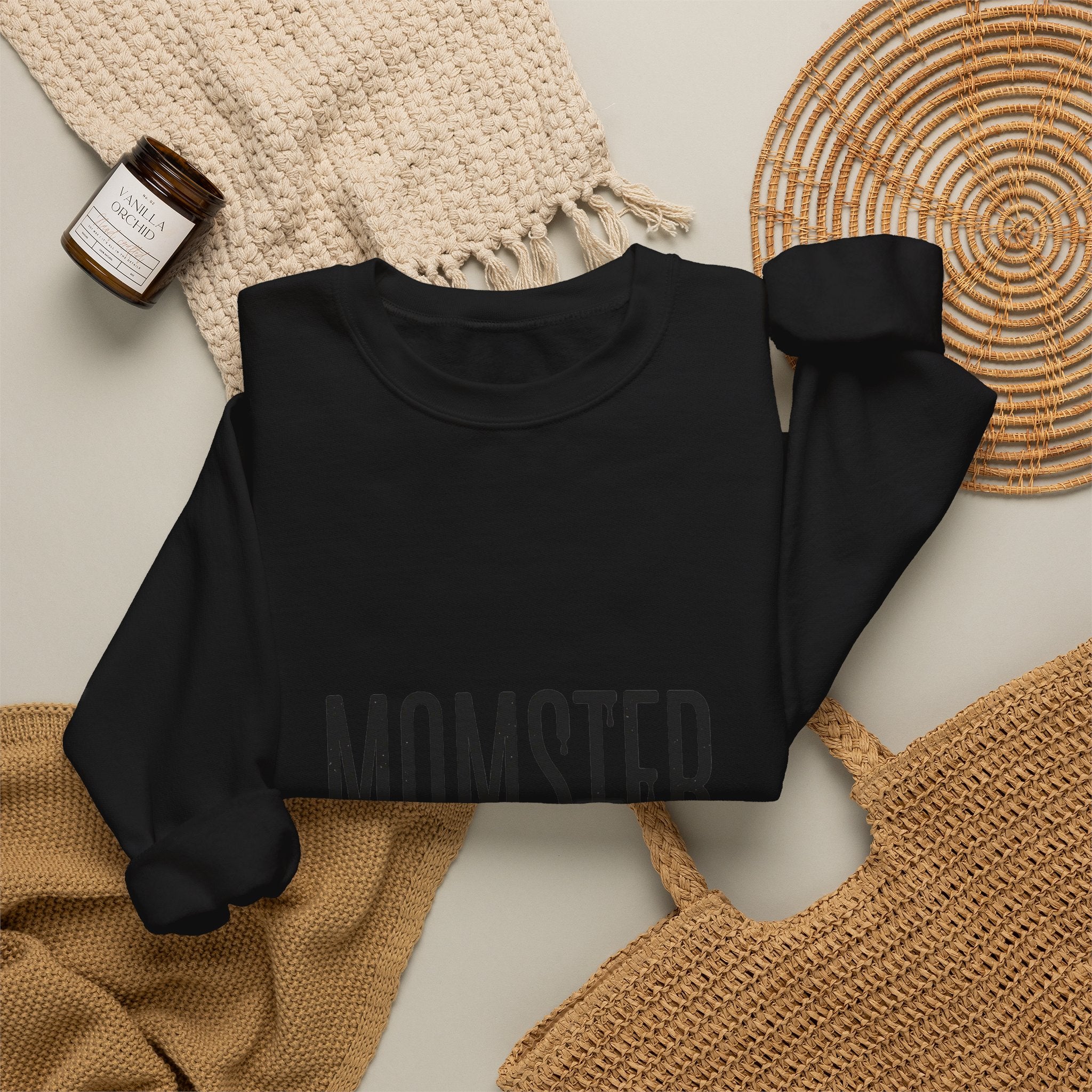 Momster vampire bat sweatshirt | Halloween mom graphic, spooky lettering