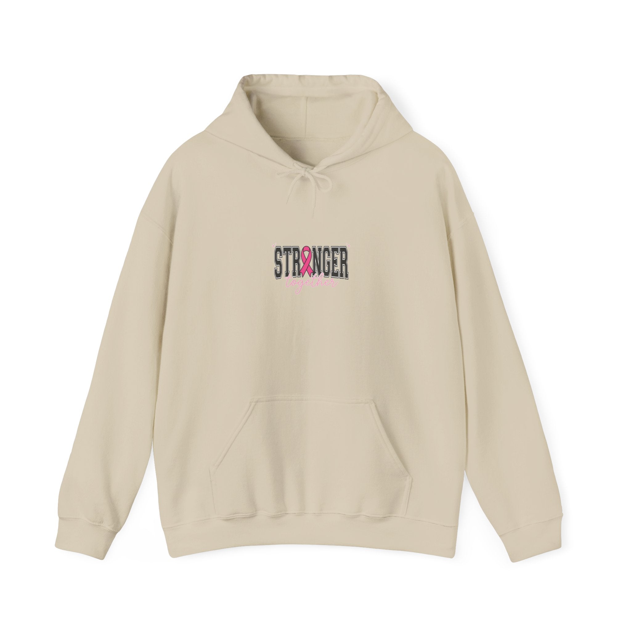 Stronger Ribbon Hoodie | Breast Cancer Awareness, Pink Support